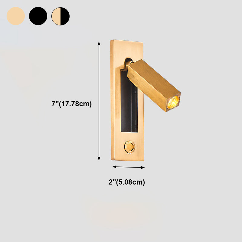 Modern Simplicity LED Wall Lamp Metal Reading Wall Light for Bedroom