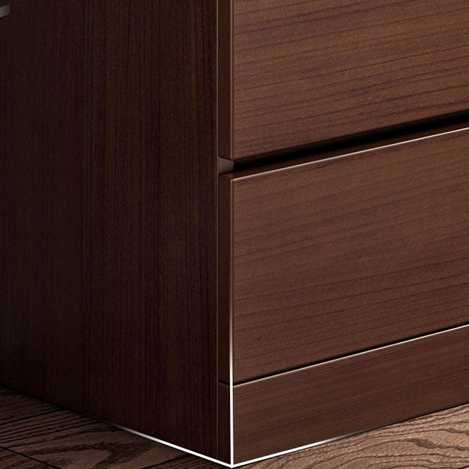 23.5" X 16" Modern Wooden Lingerie Chest Bedside Vertical Storage Chest