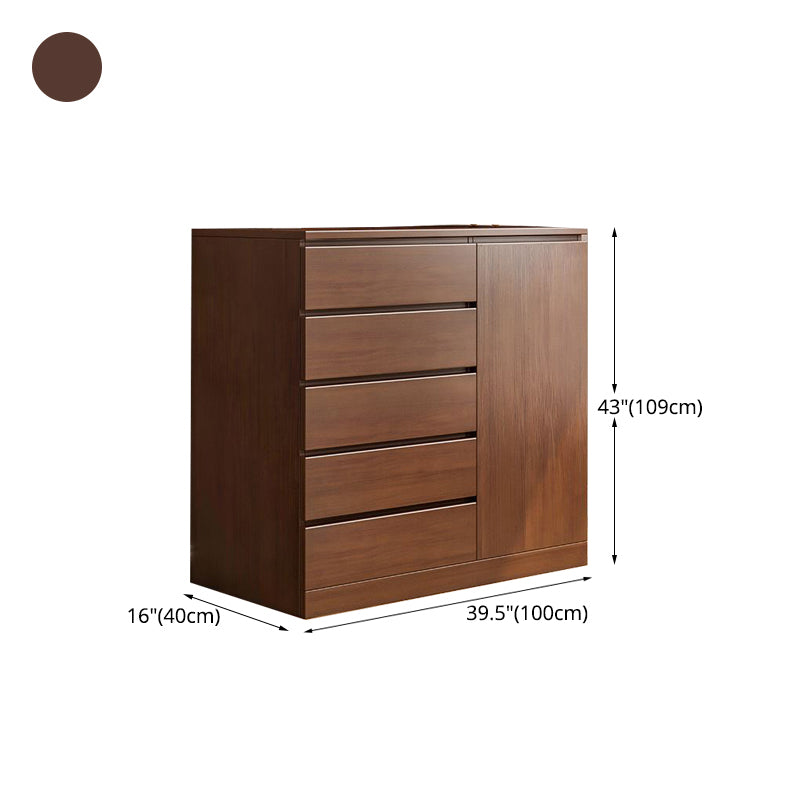 Modern Style Wooden Storage Chest Dresser Storage Chest for Bedside