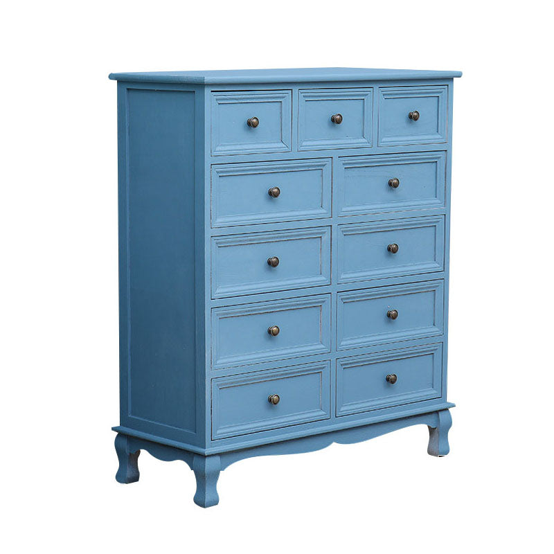American Traditional Style Wooden Storage Chest Dresser Bedroom Storage Chest