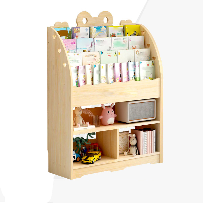 Modern Style Bookcase Solid Wood Bookshelf for Home Office Use