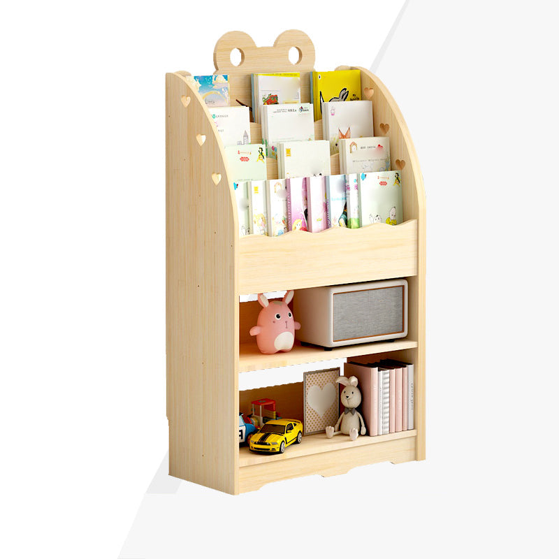 Modern Style Bookcase Solid Wood Bookshelf for Home Office Use