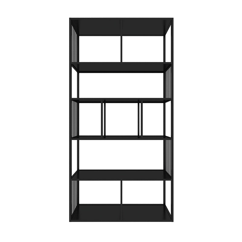 Metal Rectangle Open Bookshelf Modern Home Office Etagere Bookcase