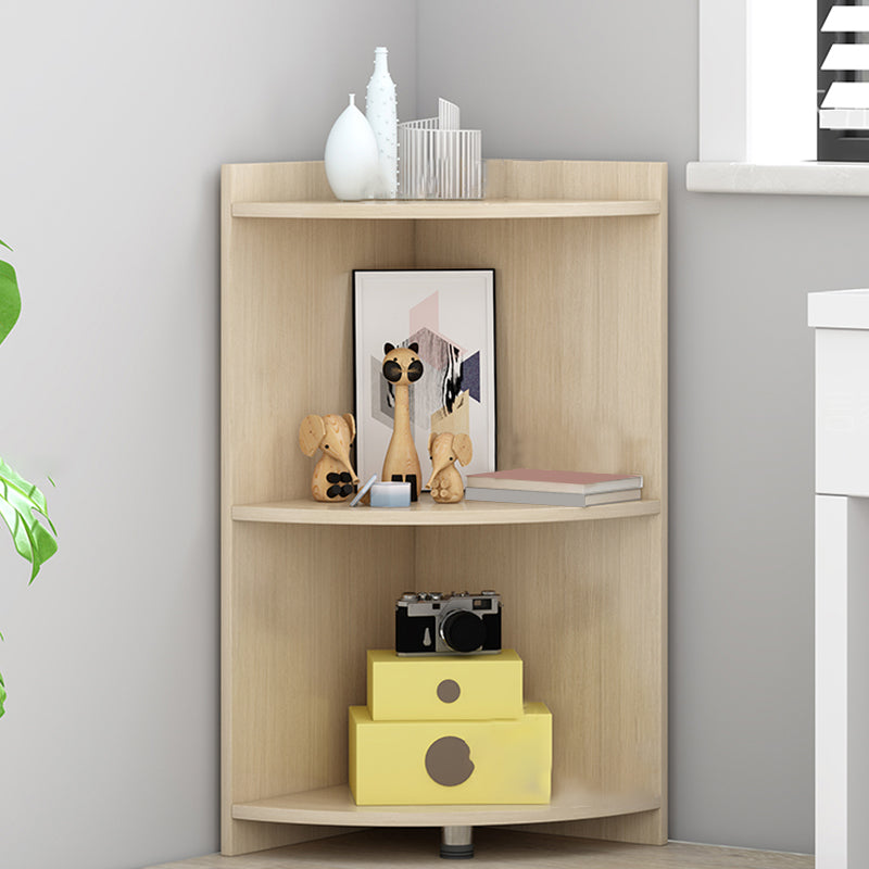 Closed Wooden Bookshelf Modern Minimalist Home Living Room Corner Bookcase