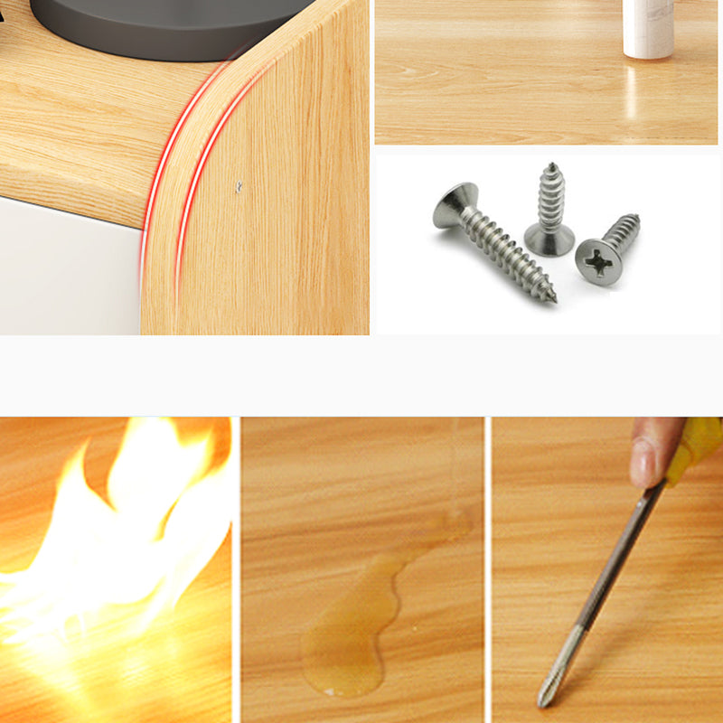 Closed Wooden Bookshelf Modern Minimalist Home Living Room Corner Bookcase