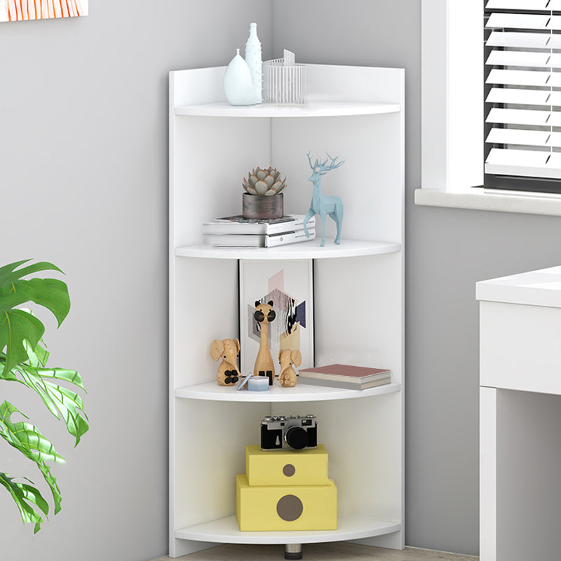 Closed Wooden Bookshelf Modern Minimalist Home Living Room Corner Bookcase