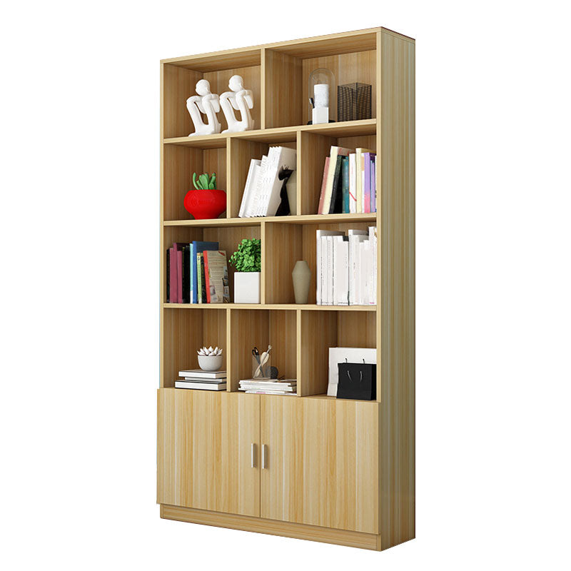 Closed Wooden Bookshelf Nordic Home Living Room Standard Bookcase
