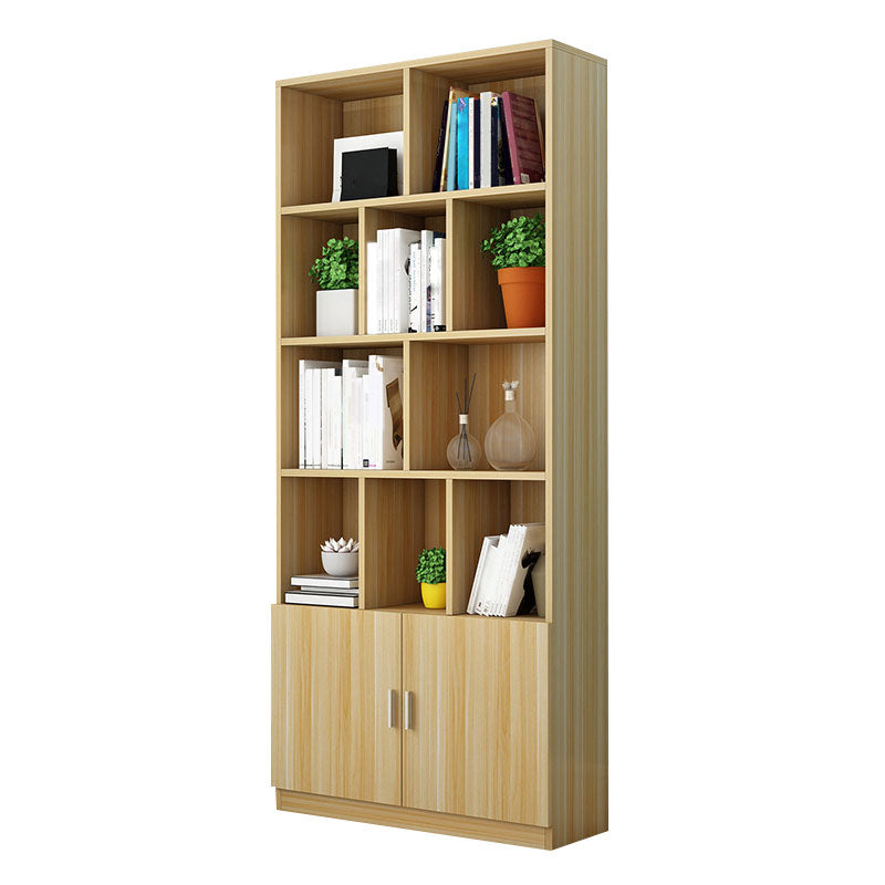 Closed Wooden Bookshelf Nordic Home Living Room Standard Bookcase
