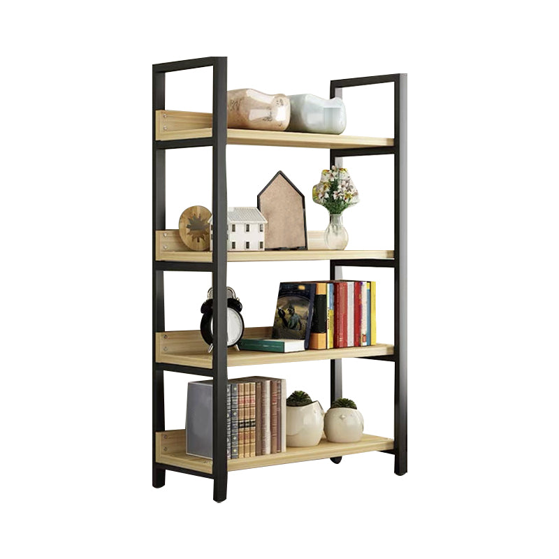 Industrial Steel Etagere Bookshelf 11.8"W Open Back Book Shelf