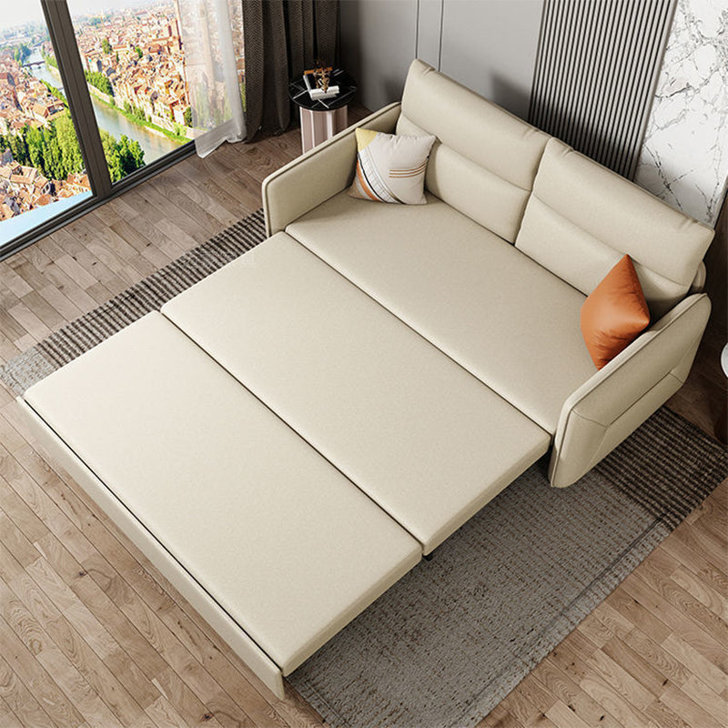 Faux Leather Stain Resistant Sofa Bed Contemporary Bed Sofa Couch