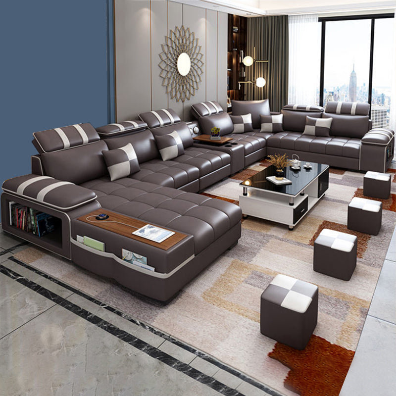 Pillow Top Arm Mondern Contemporary Furniture Sectionals for Living Room
