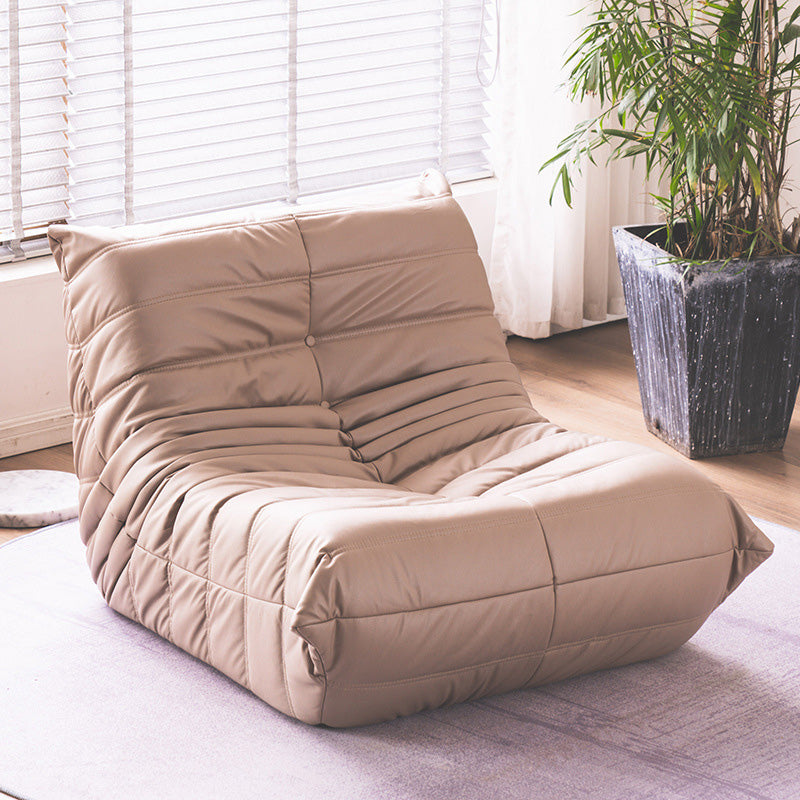 34.25"L x 40.16"W x 27.56"H Armless Sewn Pillow Back Chair,Modern Chair for Bedroom