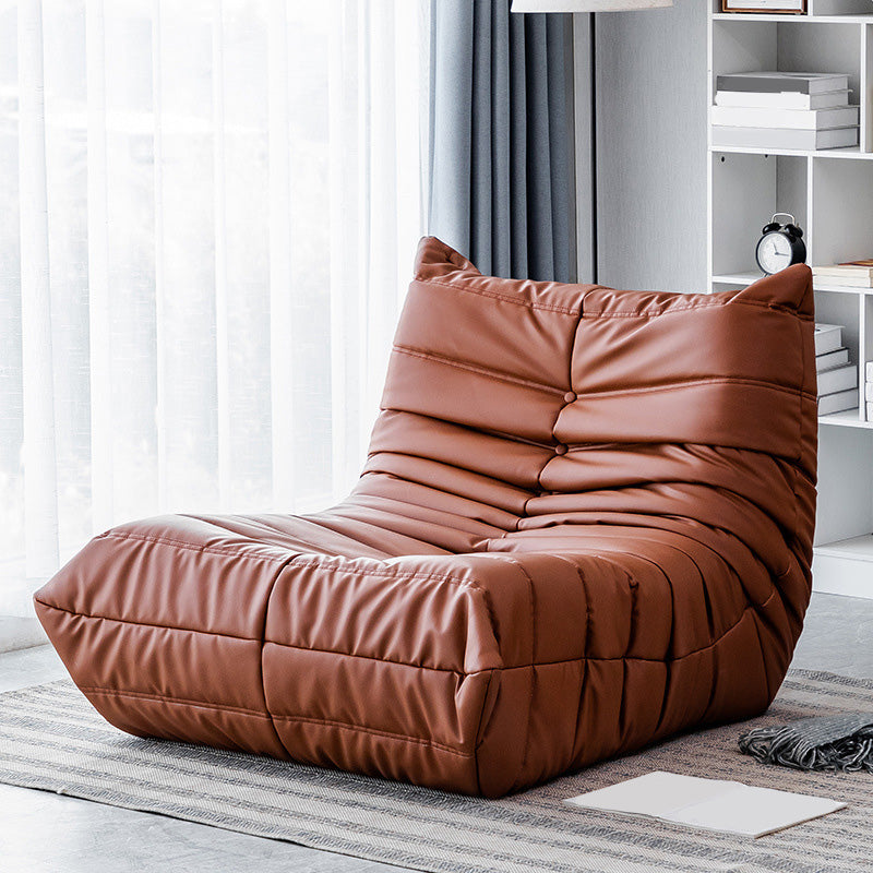 34.25"L x 40.16"W x 27.56"H Armless Sewn Pillow Back Chair,Modern Chair for Bedroom