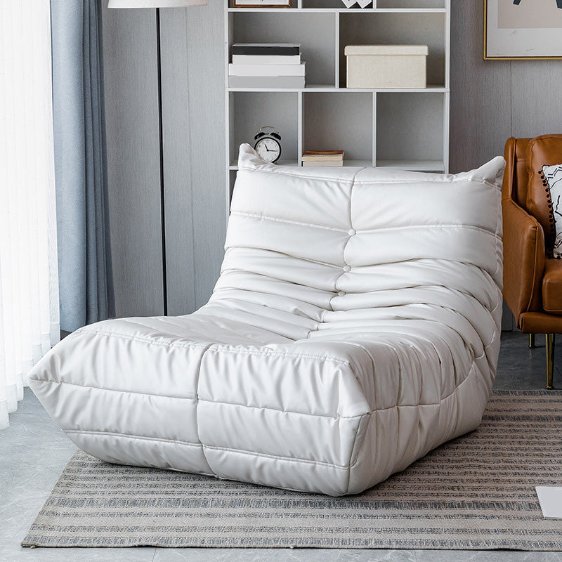 34.25"L x 40.16"W x 27.56"H Armless Sewn Pillow Back Chair,Modern Chair for Bedroom