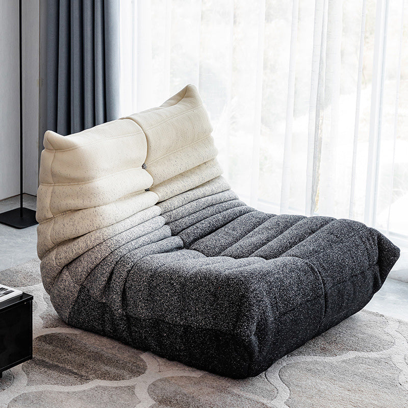 34.25"L x 40.16"W x 27.56"H Armless Sewn Pillow Back Chair,Modern Chair for Bedroom