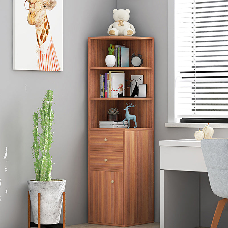 Scratch Resistant Accent Cabinet with 0/1/2 Drawers and Shelves