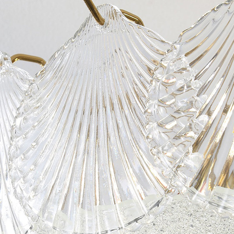 Glass Flush Mount Light Modern Minimalist Lush Mount Ceiling Light for Living Room