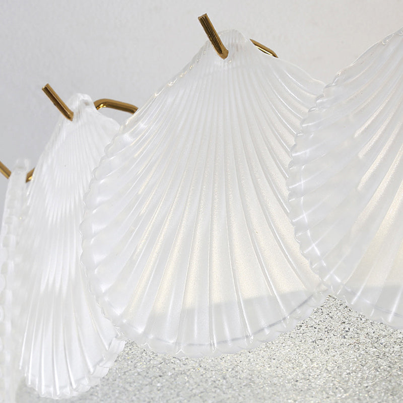 Glass Flush Mount Light Modern Minimalist Lush Mount Ceiling Light for Living Room