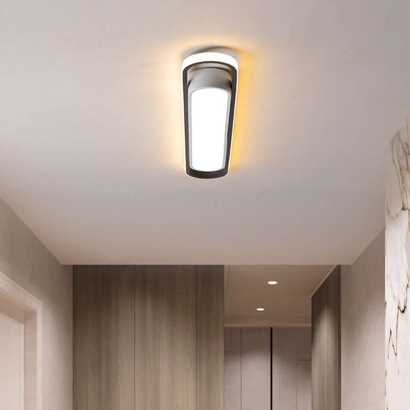 Modern Simple Flush Mount Ceiling Lamp Linear Flush Lamp for Living Room