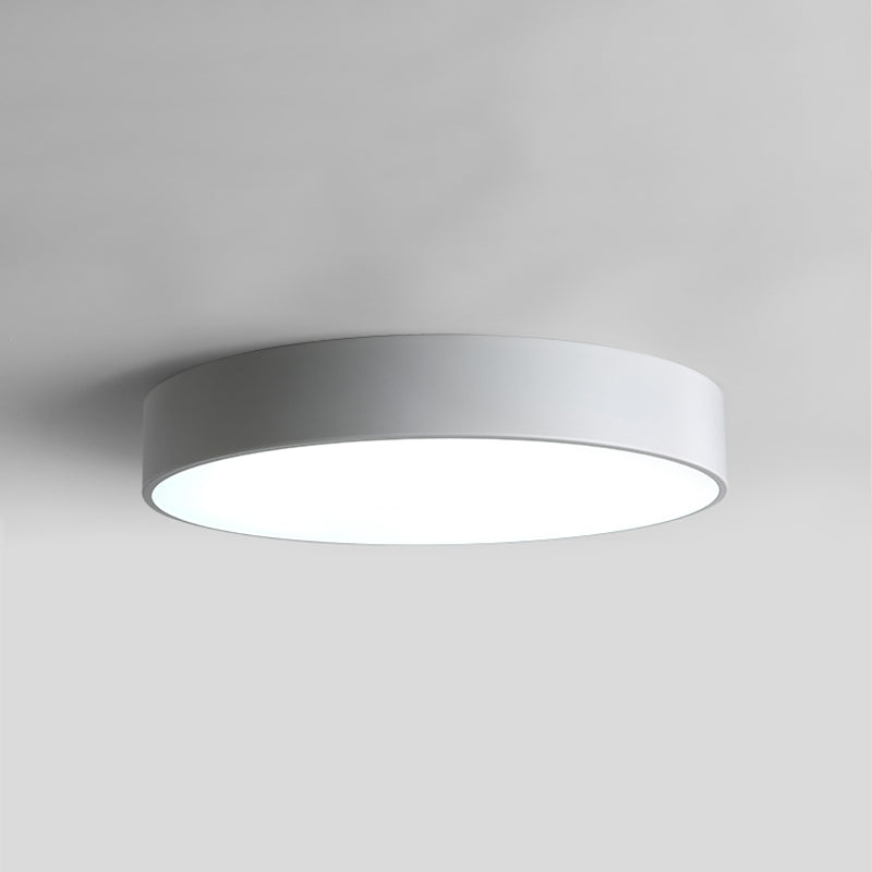 Modern Simple Style Flush Mount Ceiling Lamp Circle Flush Light for Living Room