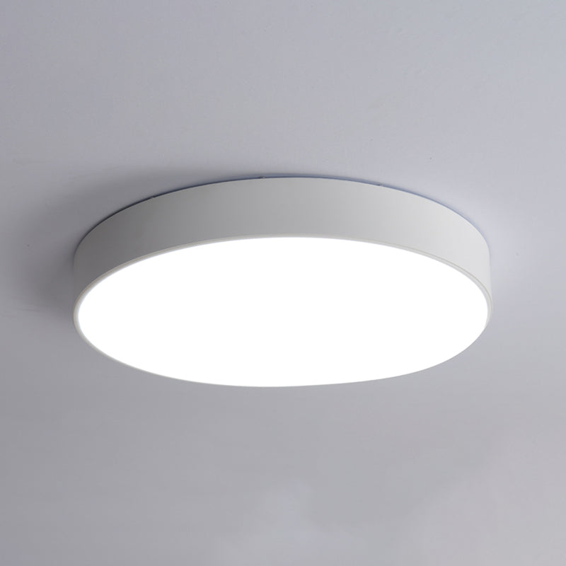 Modern Simple Style Flush Mount Ceiling Lamp Circle Flush Light for Living Room