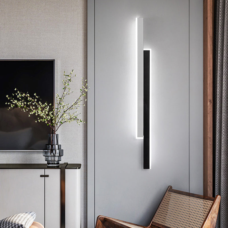 Contemporary Style Wall Lamp Sconce Linear Wall Sconce Metal for Bedroom