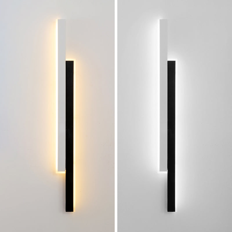 Contemporary Style Wall Lamp Sconce Linear Wall Sconce Metal for Bedroom