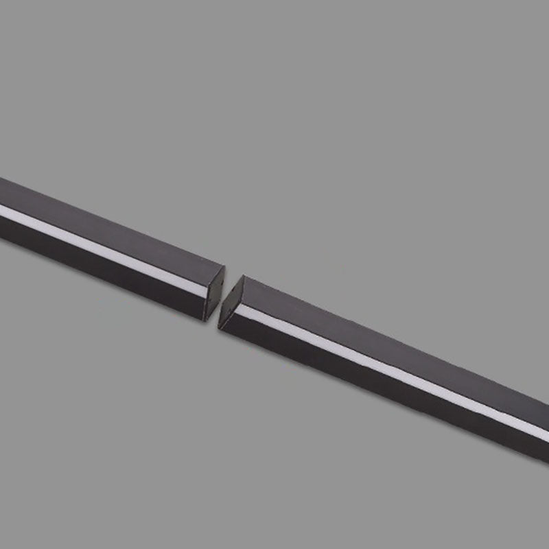 Modern Simplicity LED Wall Lamp Linear Acrylic Wall Light in Black