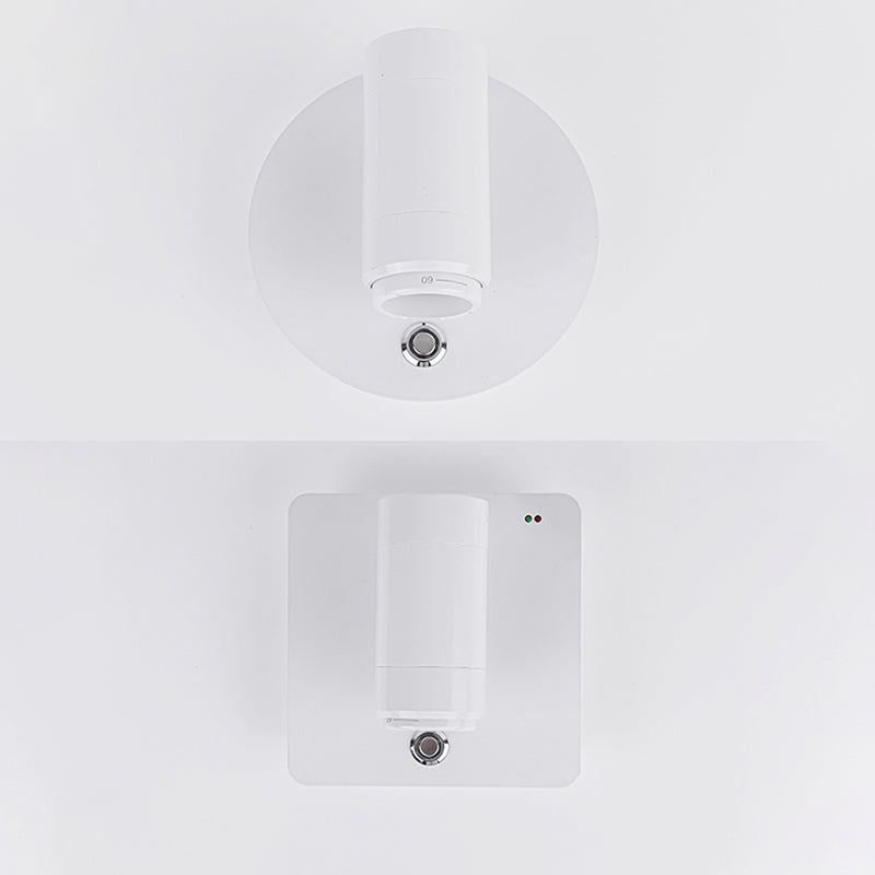 Modern Geometric Shape Wall Sconce Reading Wall Light with Acrylic Shade for Bedroom