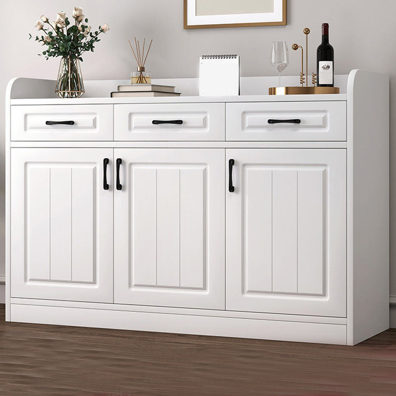 Modern Style Combo Dresser Bedroom Wooden Storage Chest Dresser with Drawers and Doors