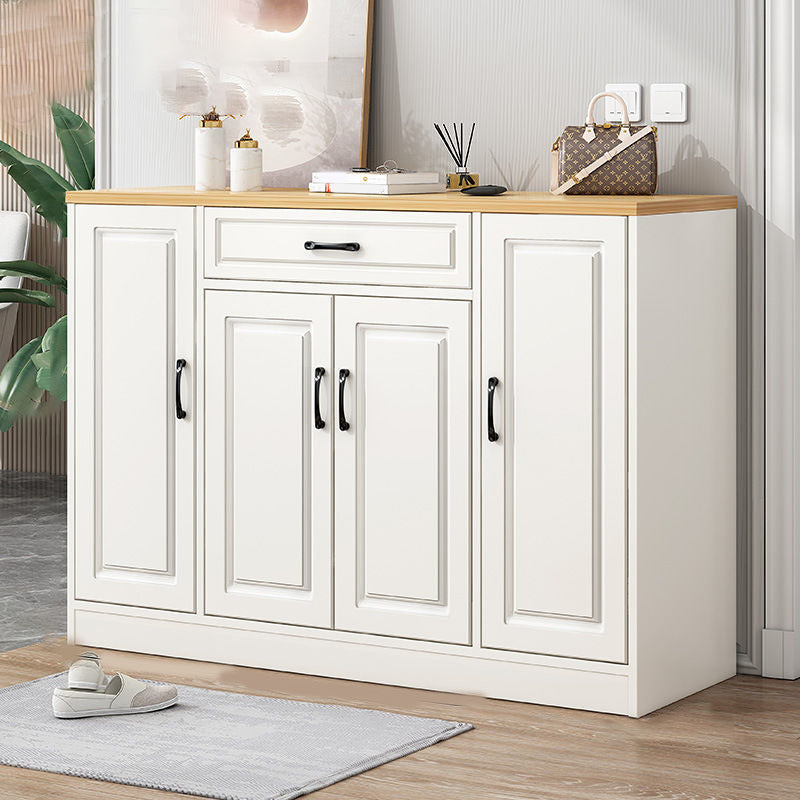 Modern Style Combo Dresser Bedroom Wooden Storage Chest Dresser with Drawers and Doors