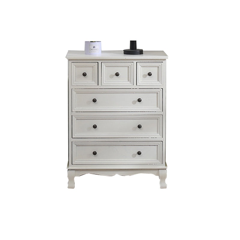 Traditional Style Storage Chest Bedroom Solid Wood Storage Chest Dresser with Drawers