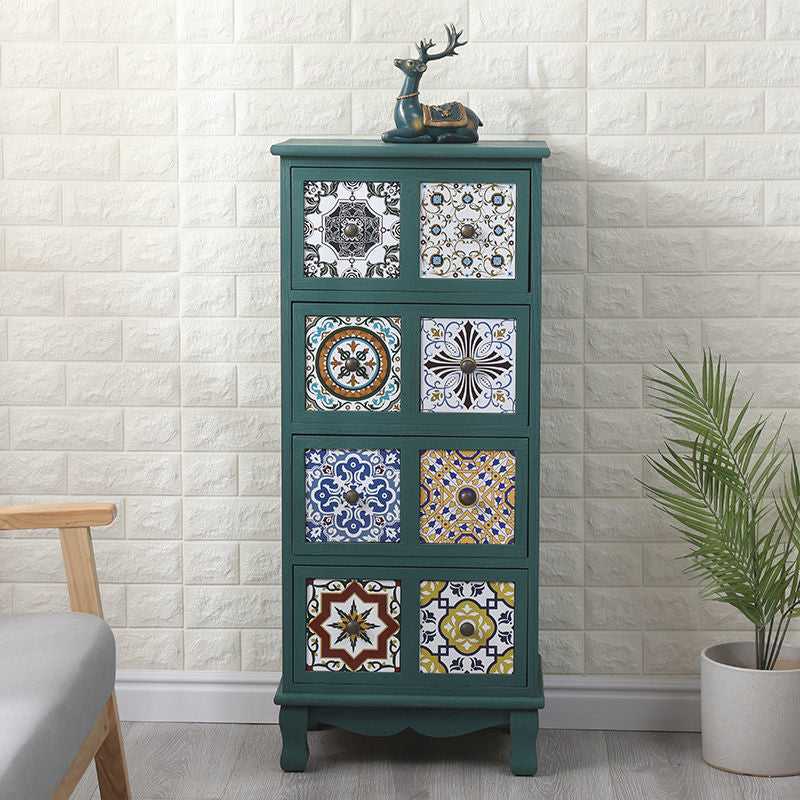 Bedroom Dresser Traditional Style Solid Wood Storage Chest with Multi Drawers