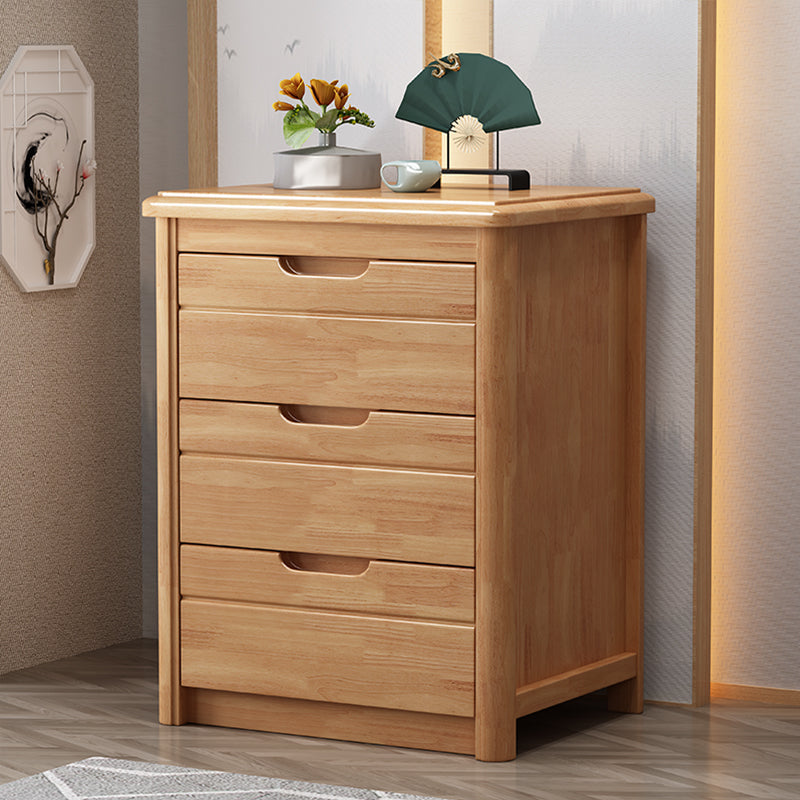 Bedroom Dresser Vertical Solid Wood Storage Chest with 3 / 4 / 5 Drawers