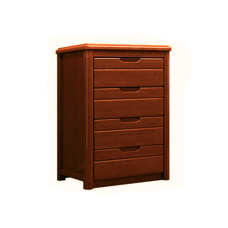 Bedroom Dresser Vertical Solid Wood Storage Chest with 3 / 4 / 5 Drawers