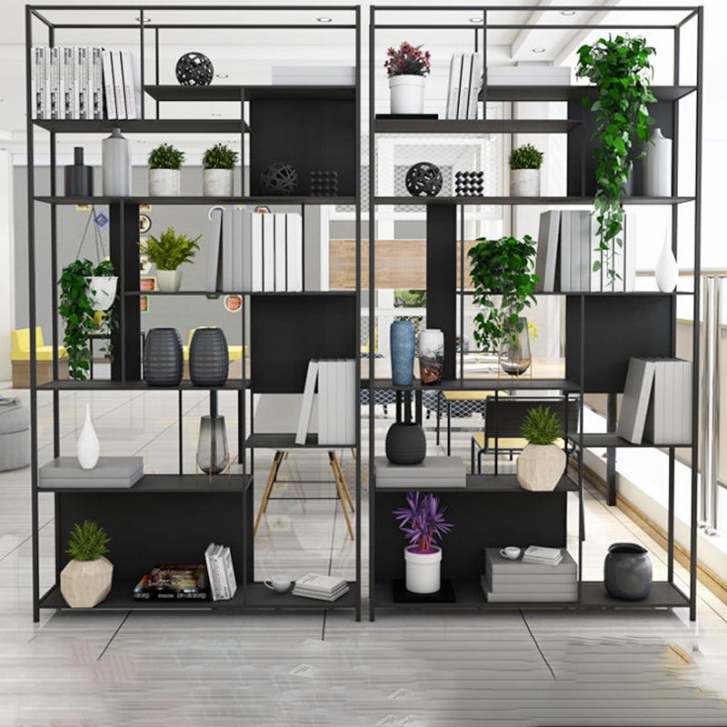 Industrial Open Rectangle Storage Bookshelf Home Office Etagere Bookcase