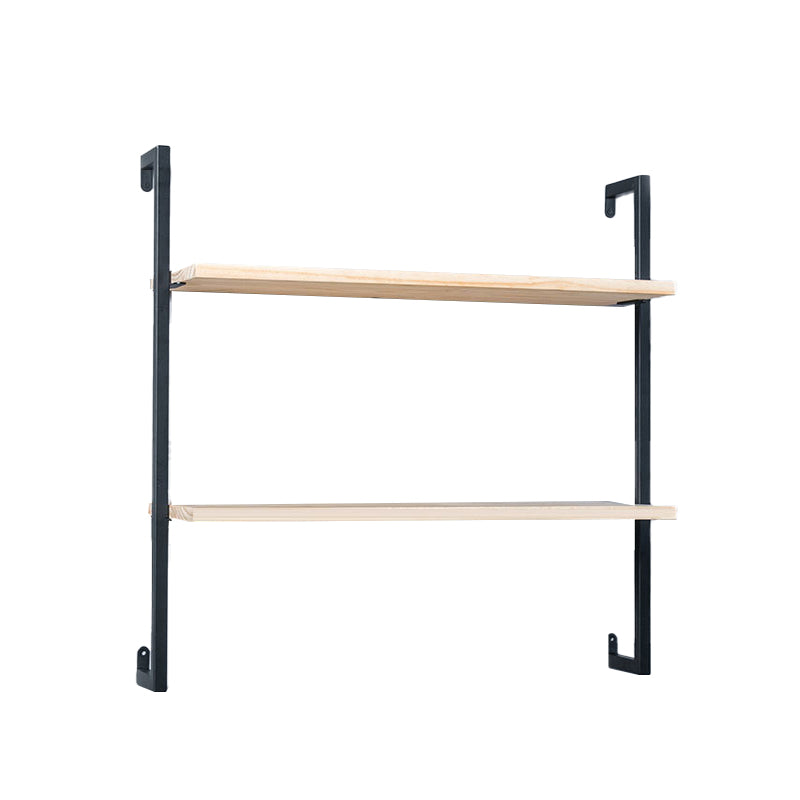 Scandinavian Wood Floating Bookshelf 9.8"Wide Home Book Shelf