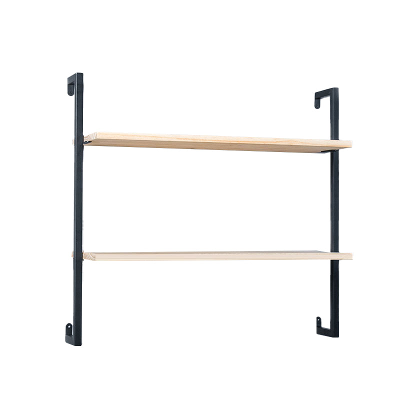 Scandinavian Wood Floating Bookshelf 9.8"Wide Home Book Shelf