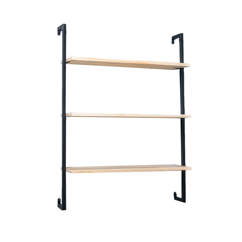 Scandinavian Wood Floating Bookshelf 9.8"Wide Home Book Shelf