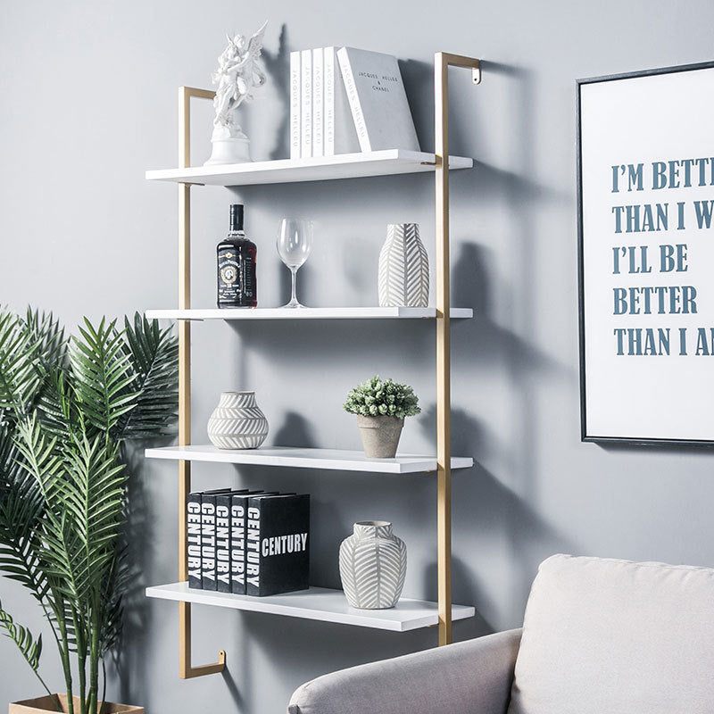 Scandinavian Wood Floating Bookshelf 9.8"Wide Home Book Shelf