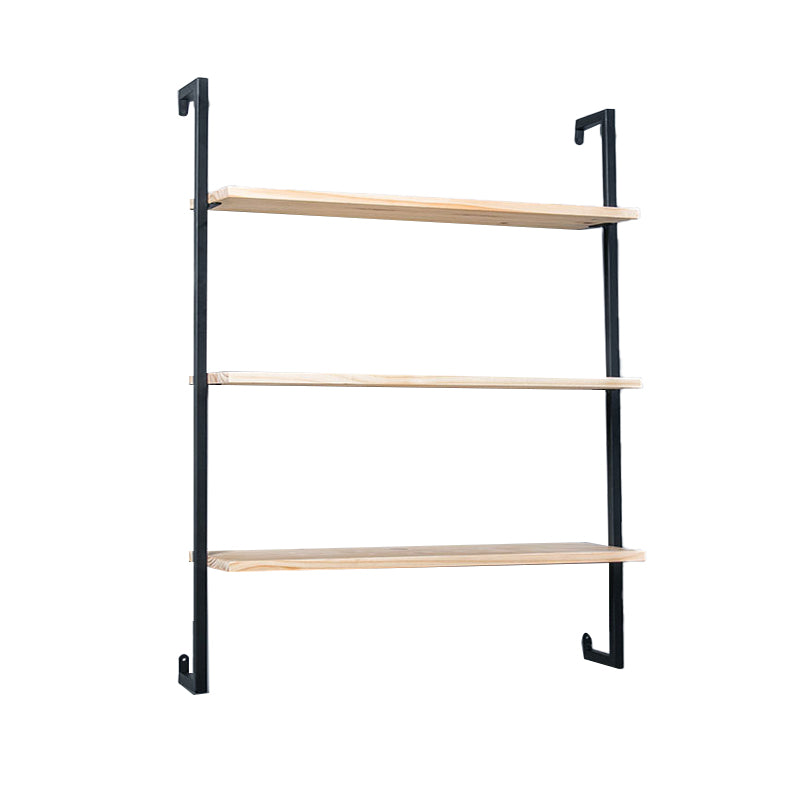 Scandinavian Wood Floating Bookshelf 9.8"Wide Home Book Shelf