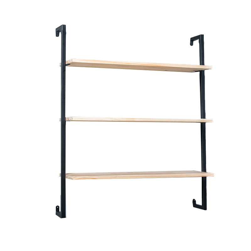 Scandinavian Wood Floating Bookshelf 9.8"Wide Home Book Shelf