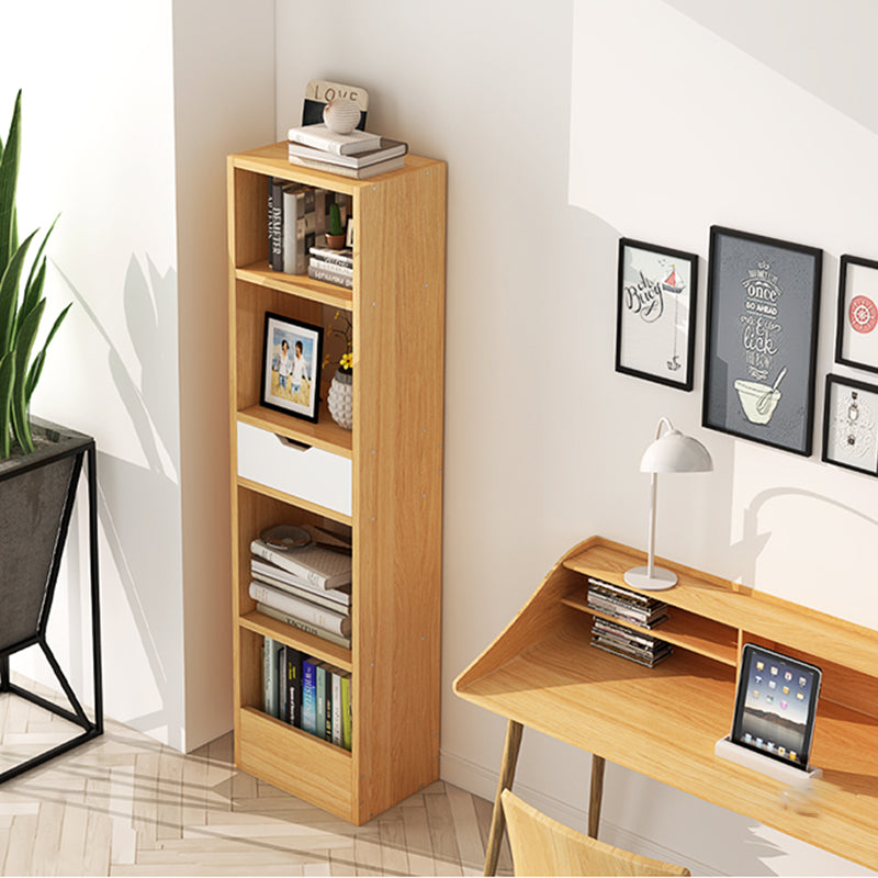 Engineer Wooden Bookcase Modern Home Living Room Corner Bookshelf