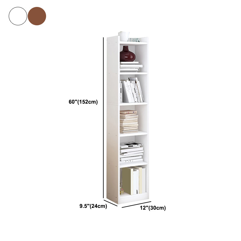 Engineer Wooden Bookcase Modern Home Living Room Corner Bookshelf