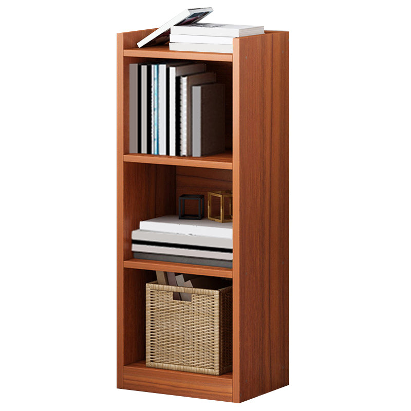 Closed Wood Bookcase Modern Minimalist Home Living Room Corner Bookshelf