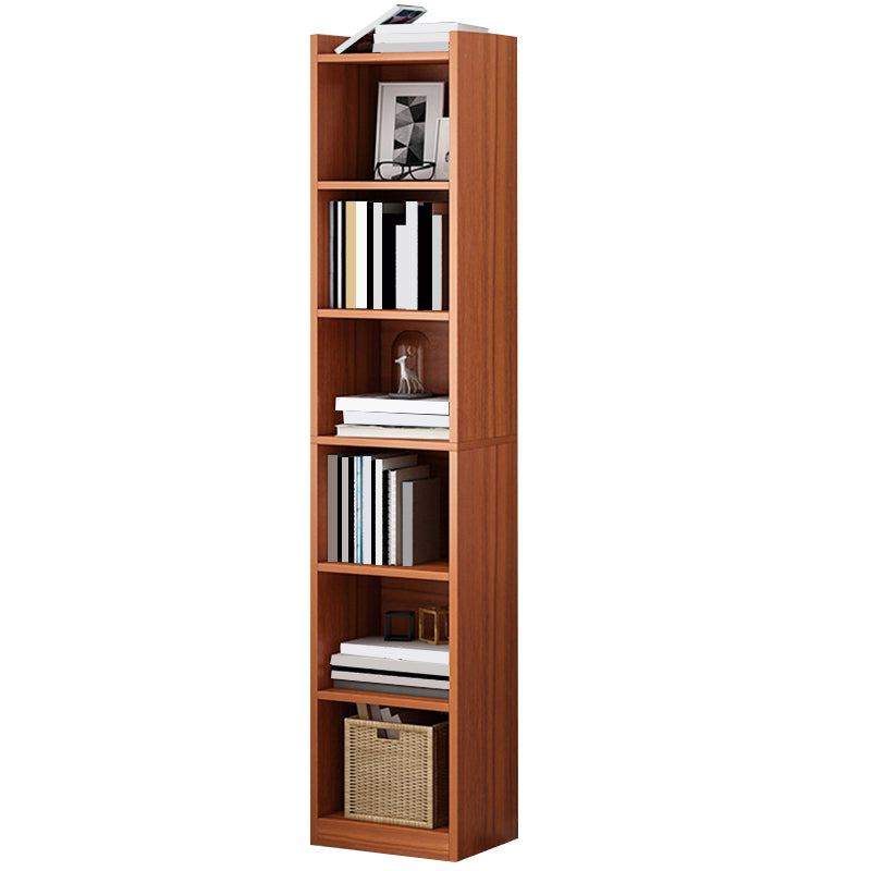Closed Wood Bookcase Modern Minimalist Home Living Room Corner Bookshelf