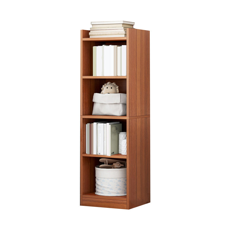 Closed Wood Bookcase Modern Minimalist Home Living Room Corner Bookshelf