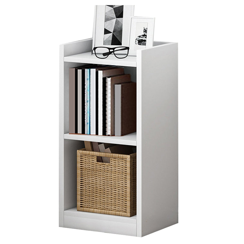 Closed Wood Bookcase Modern Minimalist Home Living Room Corner Bookshelf