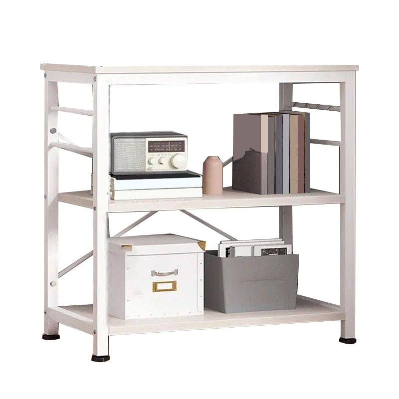 11.8" Wide Ladder Book Shelf Contemporary Style Home Metal Bookshelf