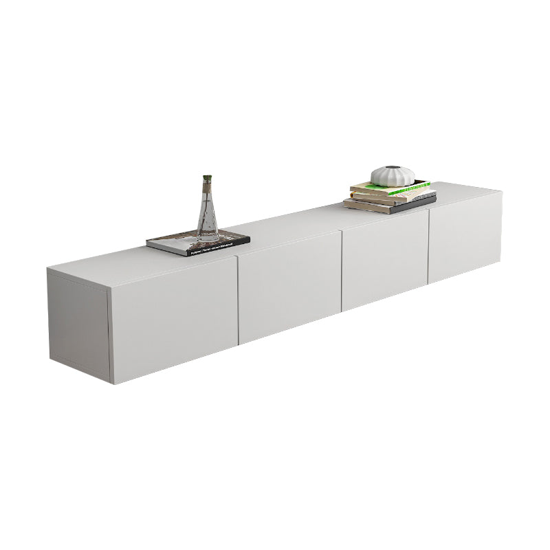 12 / 16 - Inch TV Console Faux Wood TV Console Stand With Cabinets / Drawers in White